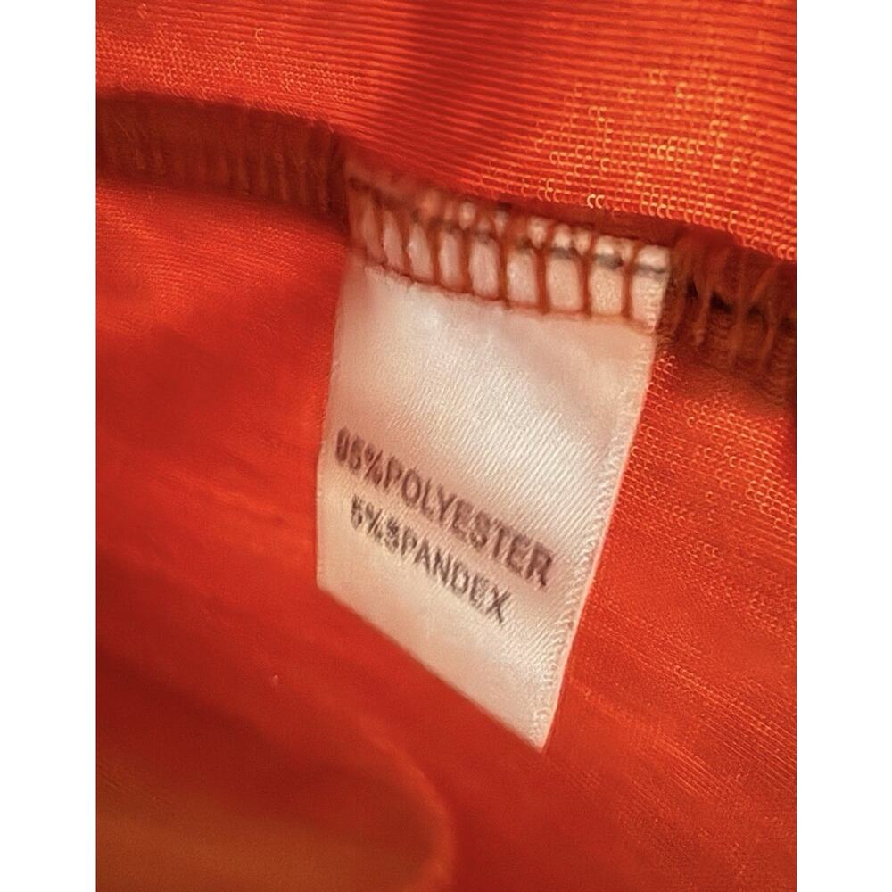 Jess Lea Burnt Orange Rust Fall Velvet Button-Up Shirt Collared Long Sleeve S - Picture 6 of 6